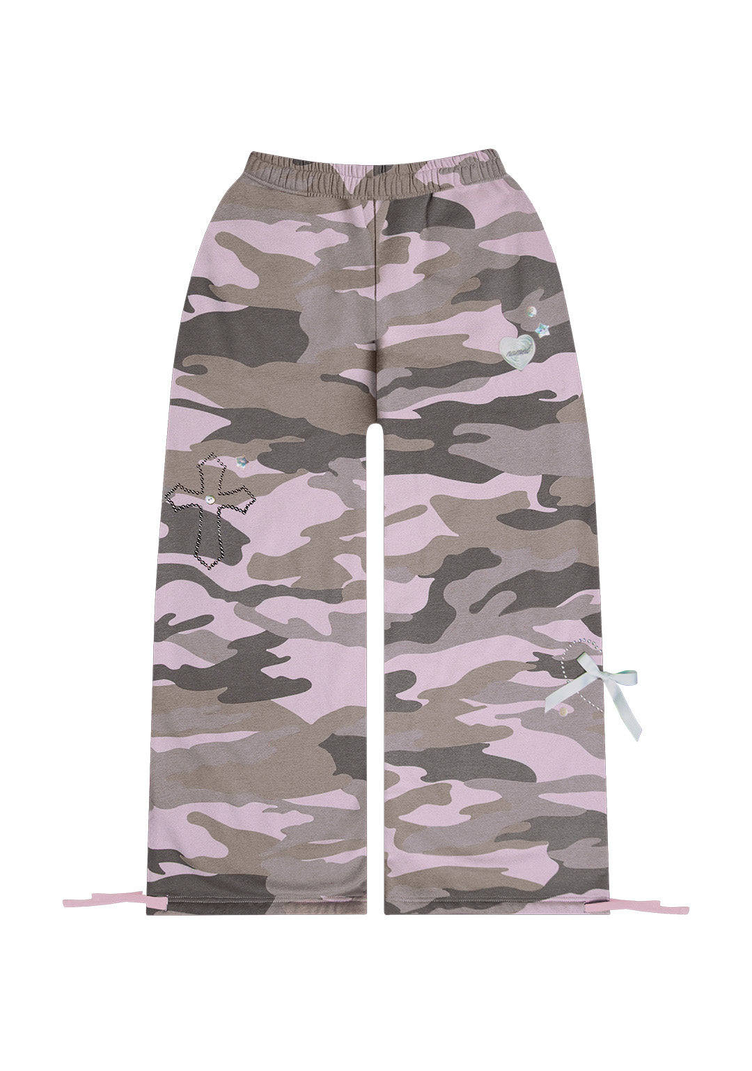 WHISPER OVERSIZED SWEATPANTS PASTEL CAMO