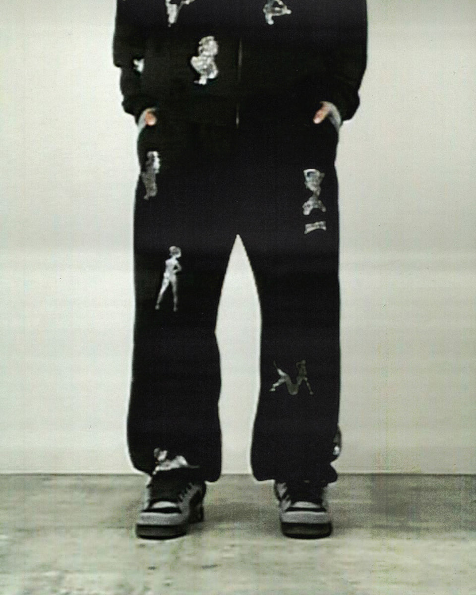 UNREALISTIC IDEALS SWEATPANTS BLACK