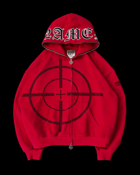 MISSION ZIP HOODIE RED – NAMED COLLECTIVE®